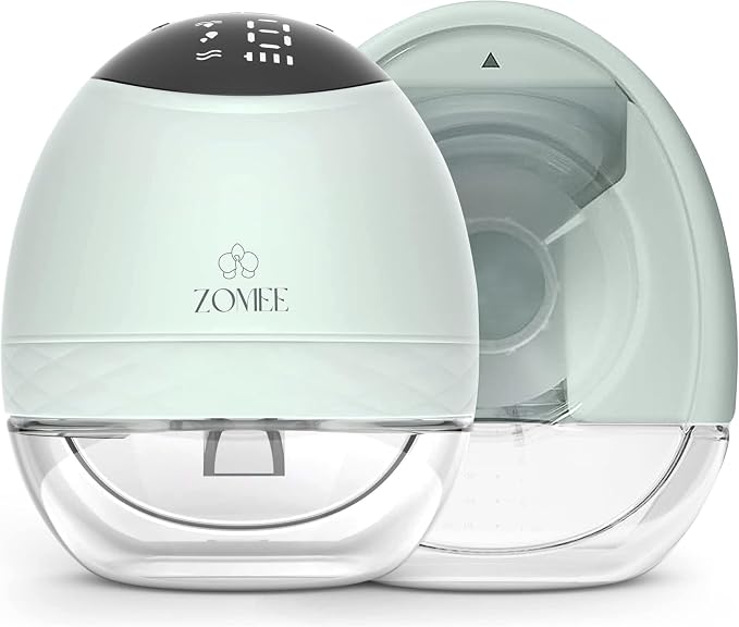 Zomee Fit Wearable Breast Pump, Hands Free, Discrete Electric Double Breast Pump - Image 2