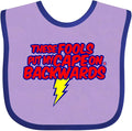 inktastic These Fools Put My Cape on Backwards ® Baby Bib by Inktastic