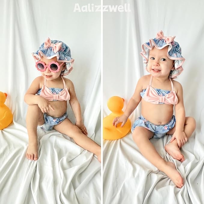 Aalizzwell Baby Girl 2-Piece Bikini Swimsuit - Image 2