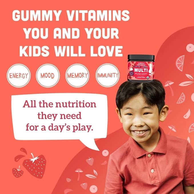 Llama Naturals Kids Multivitamin Gummies, Organic - Image 4