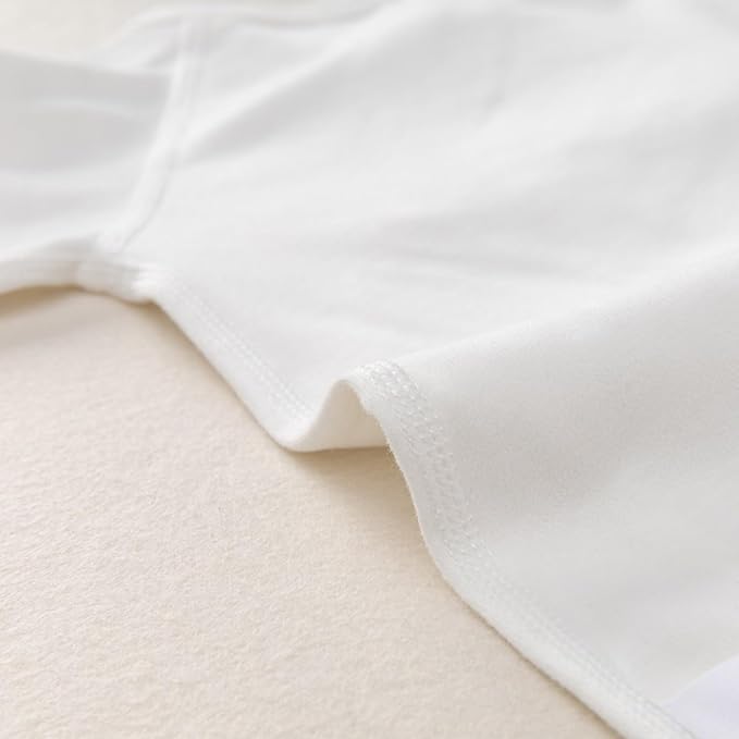100% Organic Cotton Soft 0-6 Months Unisex Footless Newborn Baby Sleepers - Image 7