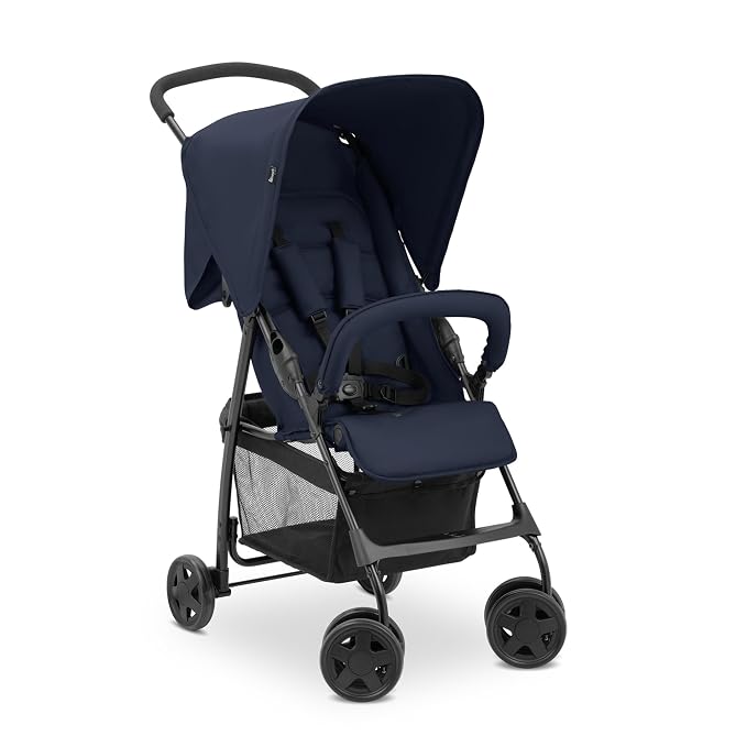 hauck Lightweight and Compact Travel Baby/Toddler Foldable Stroller, Dark Blue by Hauck