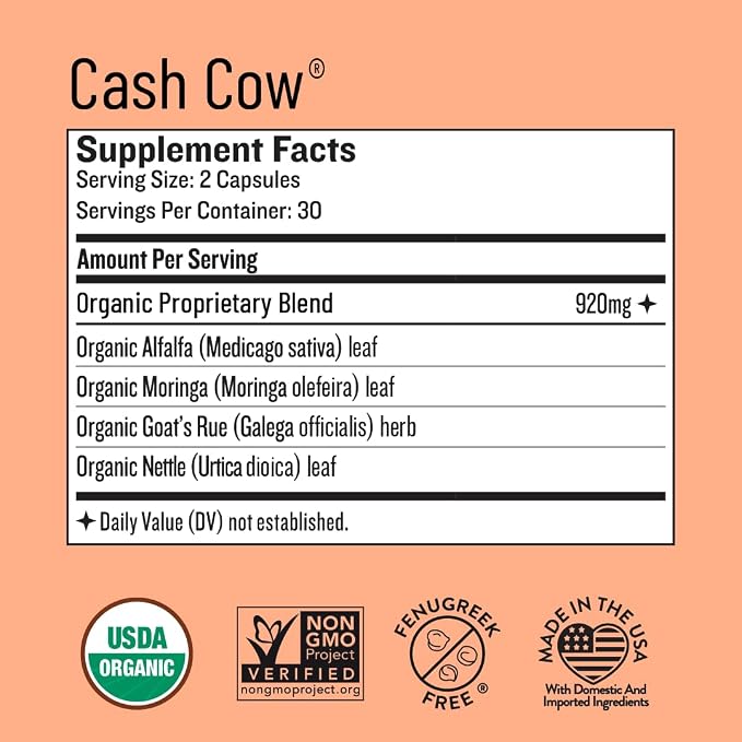 Legendairy Milk Cash Cow Lactation Supplement, and Goat's Rue Breastfeeding - Image 6