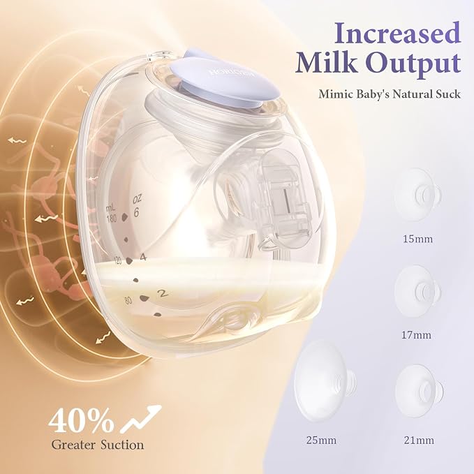 Breast Pump D6, Ultra-Lightweight Hands Free Wearable Breast Pump - Image 5