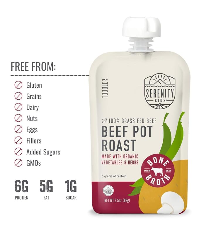 Serenity Kids Beef Bone Broth Puree - Image 2