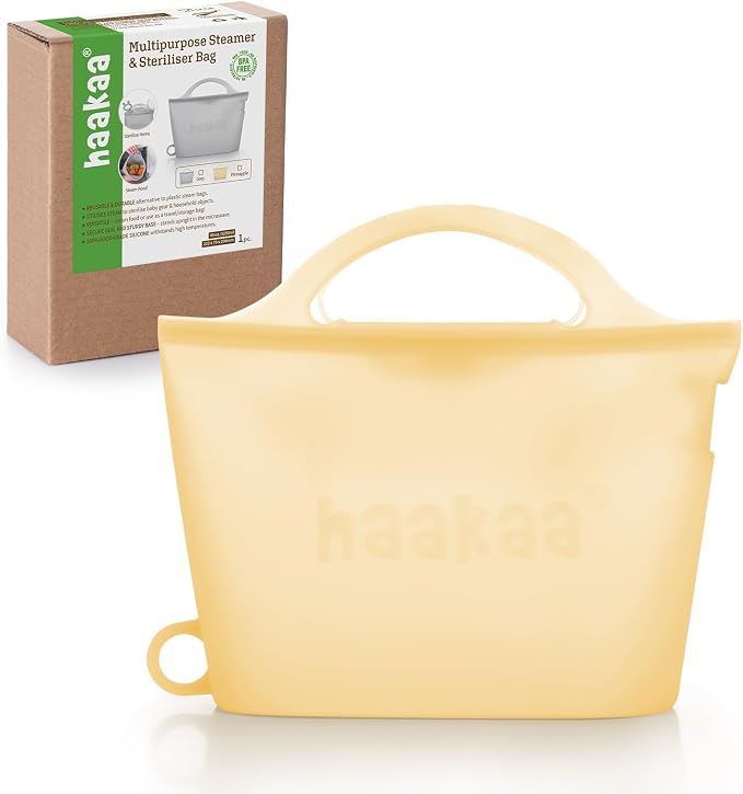Haakaa On-The-Go Silicone Microwave Steam Sterilizer Bags by haakaa