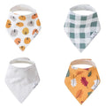 Copper Pearl 4 Pack Soft Cotton Baby Bibs by CopperPearl