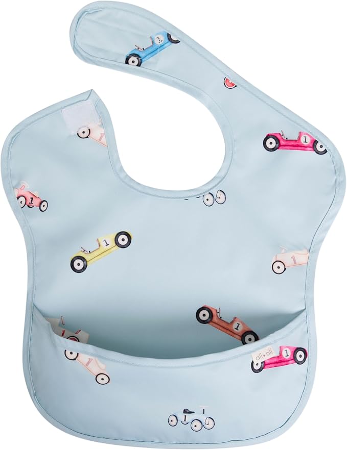 Ali+Oli Smock Bibs for Babies, BPA-Free Oeko-Tex Certified, Waterproof Baby - Image 2