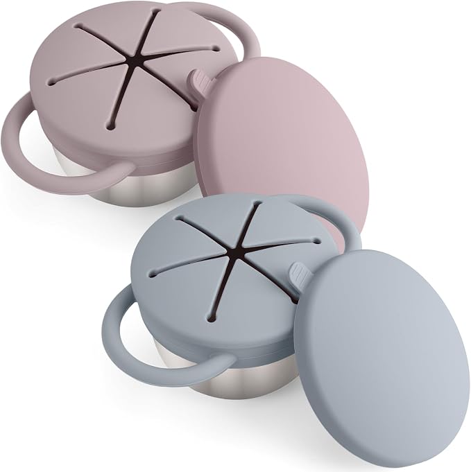 2-Pack Stainless Steel Snack Containers by Mityrain