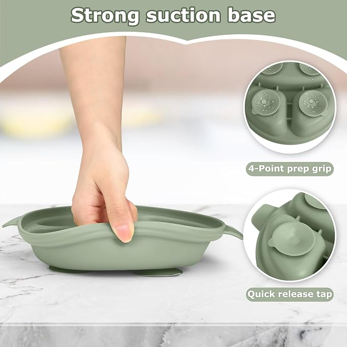 Stainless Steel Baby Plate and Bowl - Image 3
