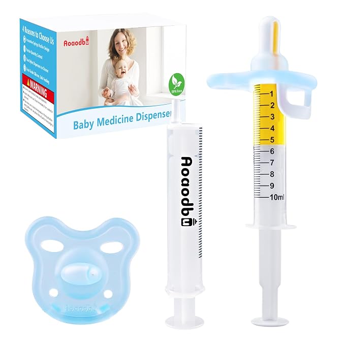 Baby Medicine Dispenser, Baby Medicine Syringe, 0 months and up Baby Pacifiers by Unknown