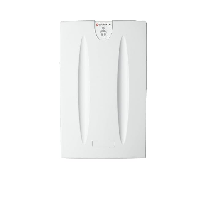 Foundations Classic Vertical Baby Diaper Changing Station, Wall Mount, Built in by FoundationsChildrensProducts