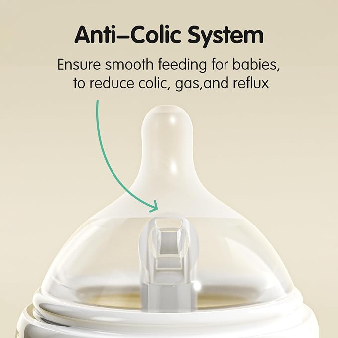 Silicone Bottle Nipples for Natural Baby Bottle, Slow Flow, Replacement Bottle - Image 5