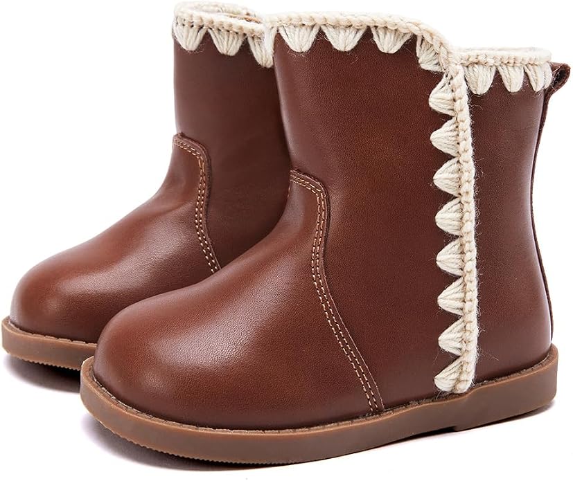 BMCiTYBM Baby Boys Girls Boots Infant Shoes First Walking Booties by BMCiTYBM