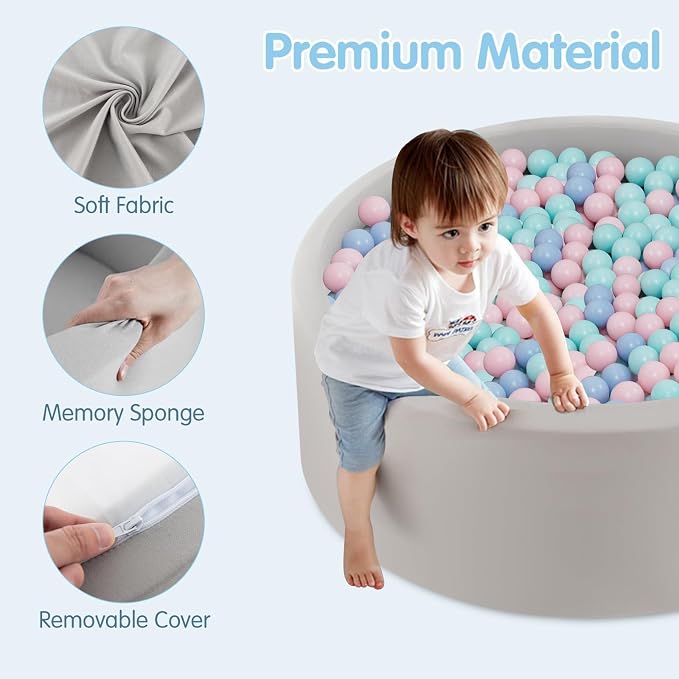 INFANS Foam Ball Pit for Toddlers - Image 3