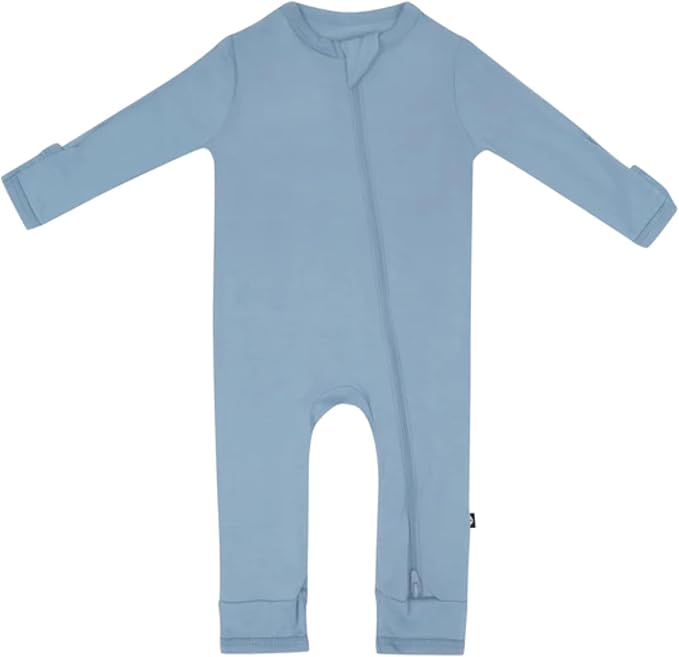 KYTE BABY Unisex Rayon Made From Bamboo Zippered Rompers 0-24 Months by KYTEBABY