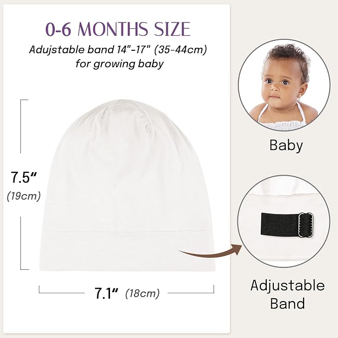 OLESILK Silk Baby Bonnet for 0-6 Months - Image 5