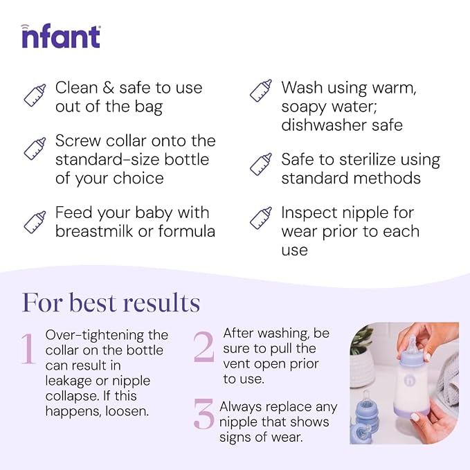 nfant | Extra Slow Flow Nipple - Image 7