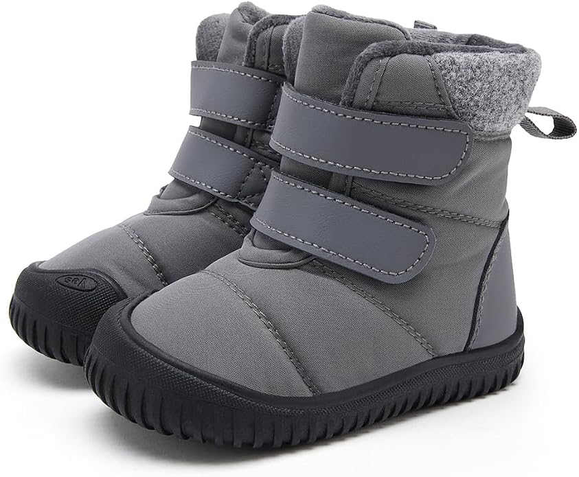 BMCiTYBM Toddler Baby Winter Snow Boots Boy Girl Faux Fur Warm Non Slip First - Image 3