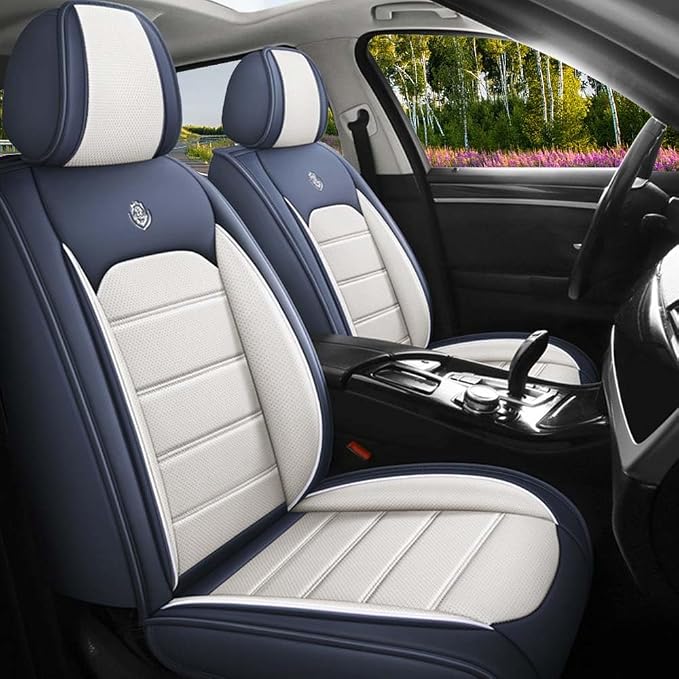 Leather Seat Cover for Ford Edge 2010-2026, Waterproof Soft Seat Covers by LEYPOCO