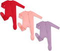 HAPIU Rayon from Bamboo Baby Footed Pajamas, 2 Way Zipper YKK, Footie by HAPIU