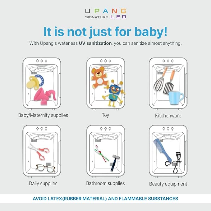 Signature UV LED Waterless Baby Bottle Sanitizer Large Capacity UV All-in-One - Image 8