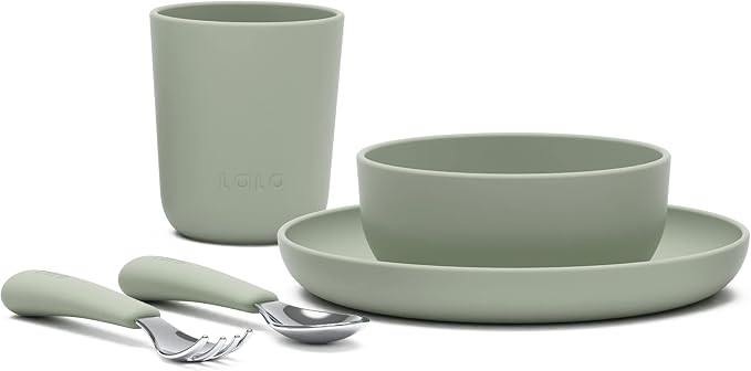 Lalo Big Bites Kids Dinnerware Starter Set by Lalo