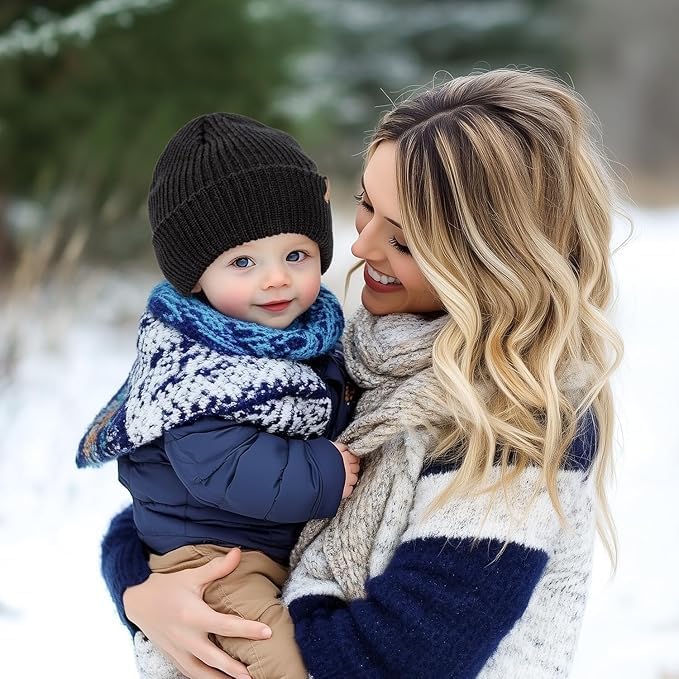 Bebila Baby Beanie Toddler Infant Winter Hats Knit Warm Caps - Image 4