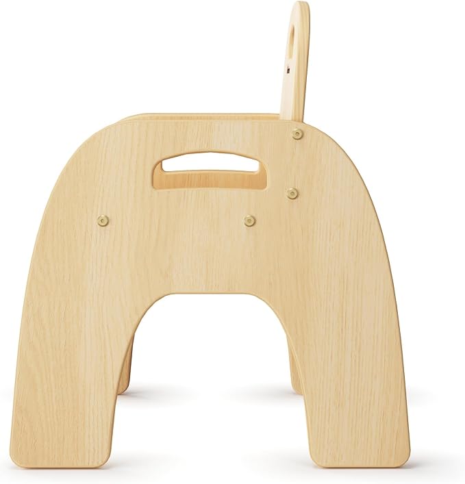 Foundations Simple Sitter Low Wood Feeding Chairs Multipack, Wide No-Tip Base - Image 4