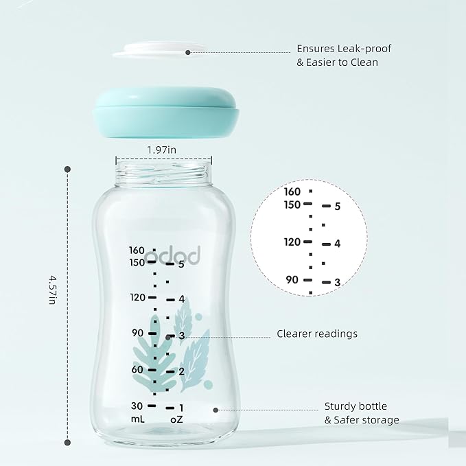 YOHKOH Glass Breast Milk Storage Bottles - Image 4