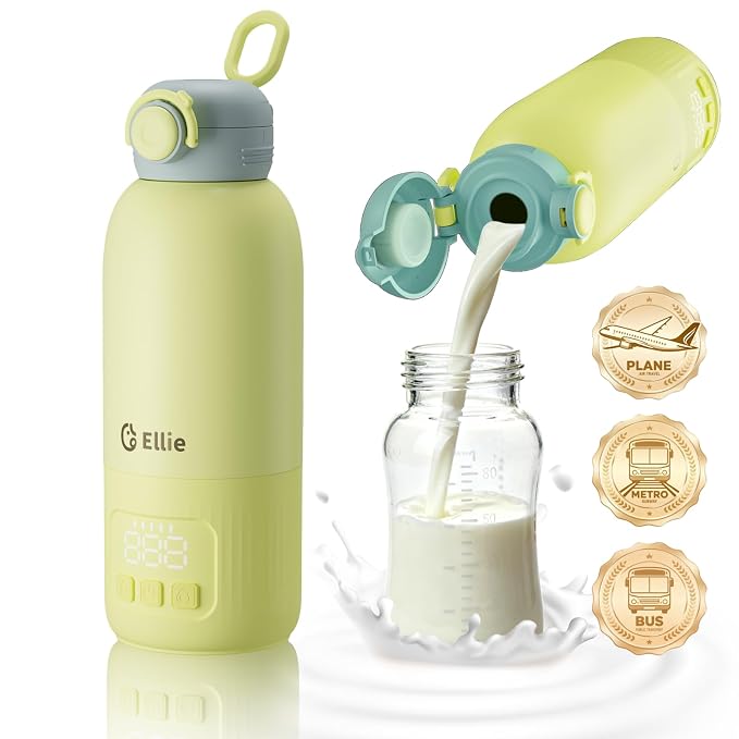 Ellie Portable Bottle Warmer for Travel, w/Reliable Warming, Extended Battery by Ellie