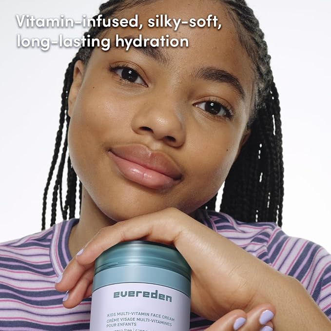 Evereden Fragrance-Free Kids Face Cream: 1.7 oz. | Unscented Face Lotion | - Image 7