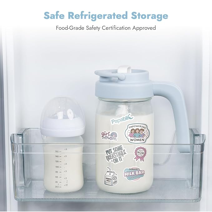 Papablic Glass Breastmilk Pitcher, Formula Mixing Pitcher - Image 9