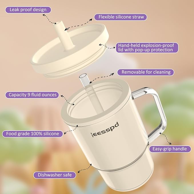 Toddler Cups – 9 oz Adorable Miniature Tumbler - Image 9
