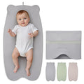 Blissful Diary Vegan Leather Portable Changing Pad, Wipeable & Waterproof Baby by ForEveryBabysBetterLife