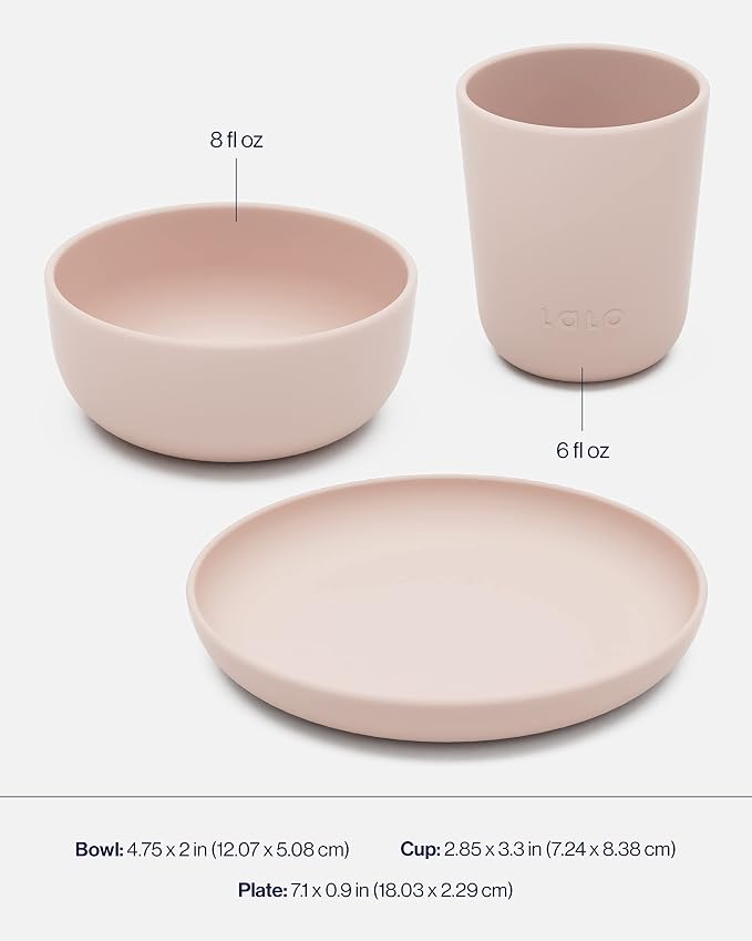 Lalo Big Bites Kids Dinnerware Starter Set - Image 4