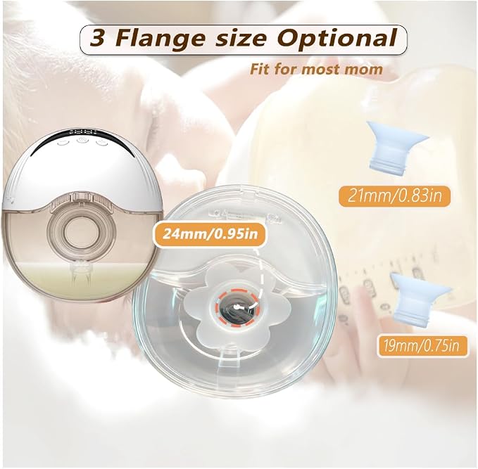 Wearable Breastfeeding Pump, 4 Modes & 12 Levels, Hands Free Breast Pump - Image 6