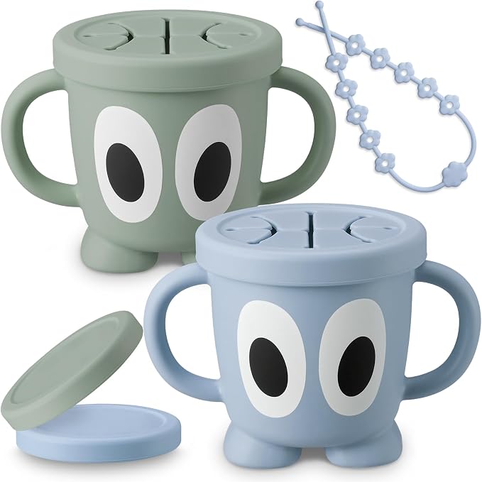 Silicone Snack Cups Food Container by Unknown