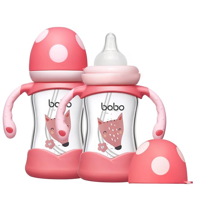 YOHKOH Natural Glass Baby Bottle by Home