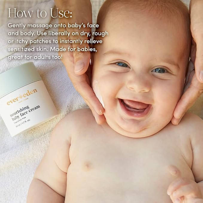 Evereden Nourishing Baby Face Cream 1.7 oz. | Non-Toxic and Fragrance-Free Face - Image 5