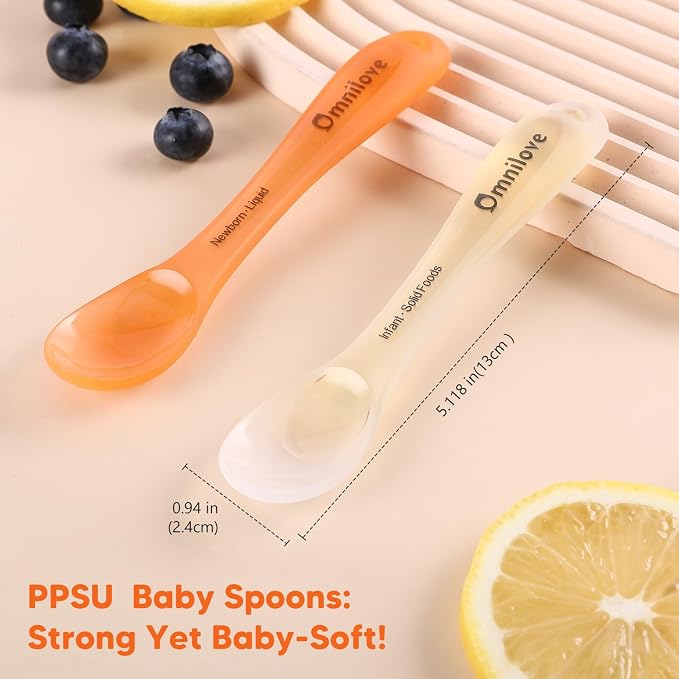 Silicone Baby Spoons 2-Pack - Image 3
