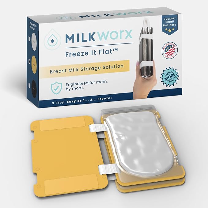 Freeze It Flat Breast Milk Storage Bag Freezer Organizer by MilkWorx
