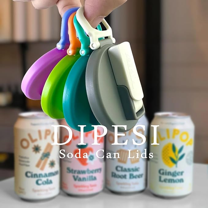 6 pack 6 color Soda Can Lids - Image 2
