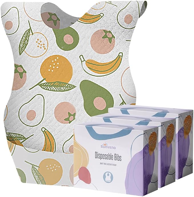 SUNVENO Disposable Baby Bibs by SUNVENO