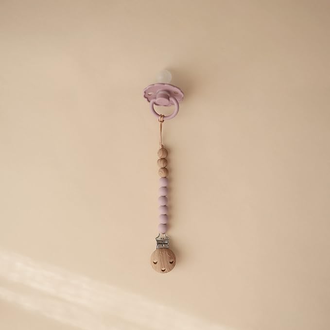 mushie 100% Silicone Baby Pacifier Clip BPA Free | Eva - Image 2