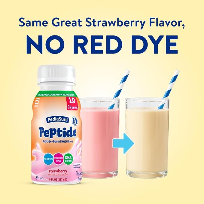 PediaSure Peptide 1.0 Cal, Peptide-Based Formula, Sole-Source Nutrition Drink - Image 2