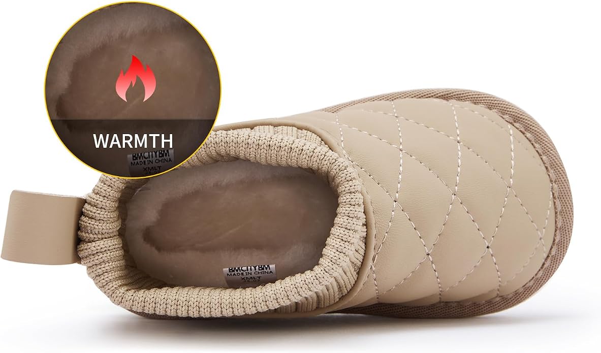 BMCiTYBM Girls Boys Snow Boots Warm Winter Fur Lined Baby Shoes - Image 3