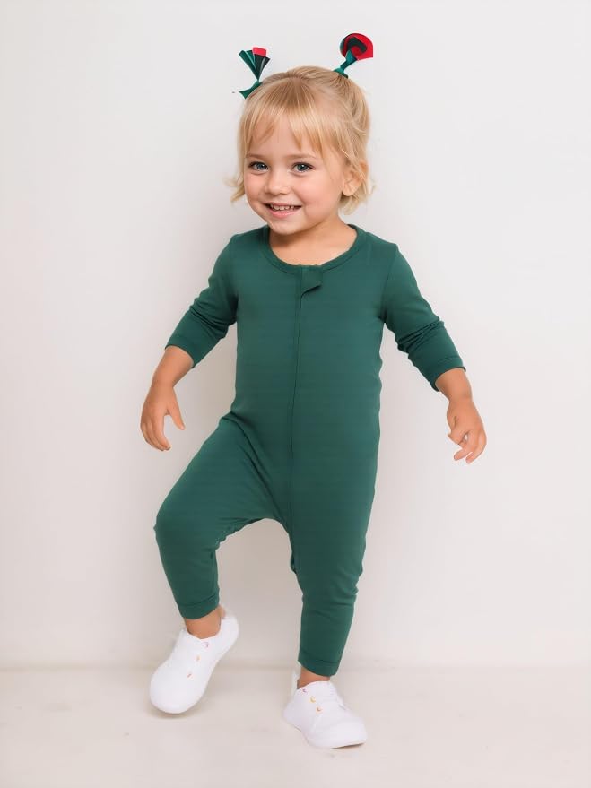 Aablexema Baby Footless Pajamas Rayon 3pcs Unisex Infant Zipper Romper - Image 3