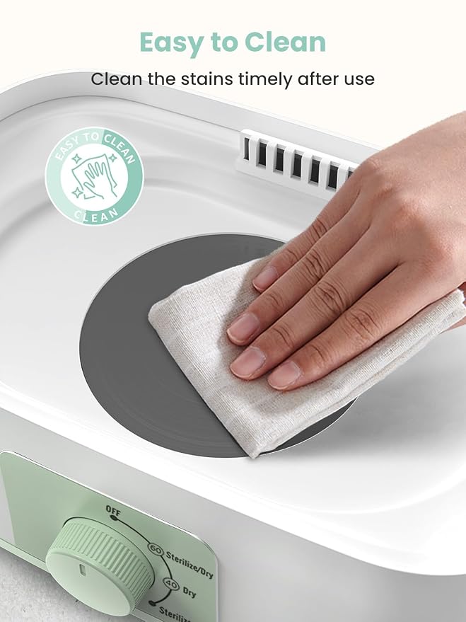 GROWNSY Adjustable 3 in 1 Large Bottle Sterilizer and Dryer, Electric Steam - Image 8