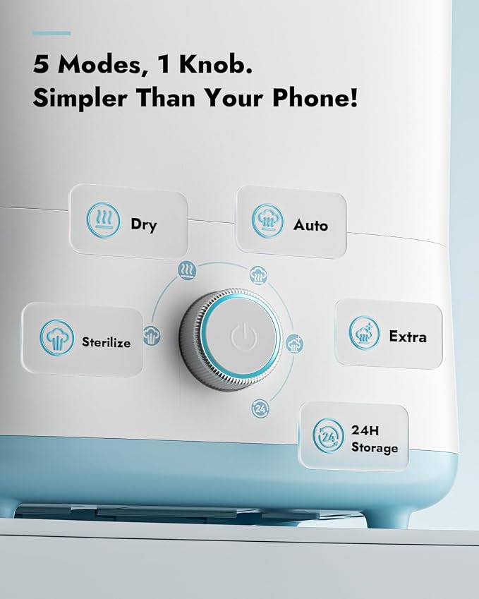 Papablic Baby Bottle Sterilizer and Dryer Pro, Esterilizador De Biberones - Image 7